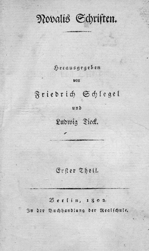 Lot 1889, Auction  111, Novalis, Heinrich von Ofterdingen