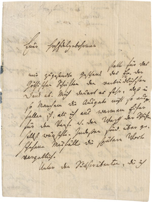 Lot 2046, Auction  111, Herder, Johann Gottfried, Brief 1787