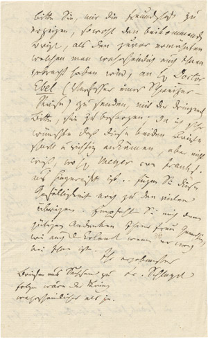 Lot 2119, Auction  111, Schlegel, Friedrich von, Brief 1806