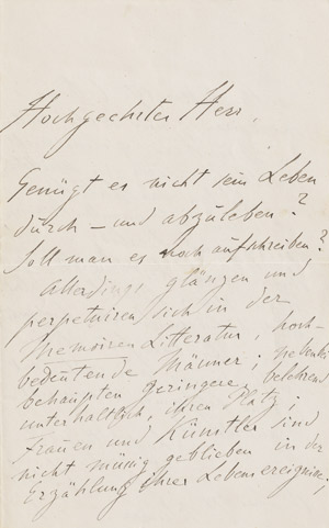Lot 2374, Auction  111, Liszt, Franz, Brief 1878 an Richard Fleischer + Umschlag
