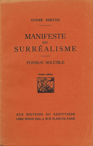 Lot 3041, Auction  111, Breton, André, Manifeste du Surréalisme