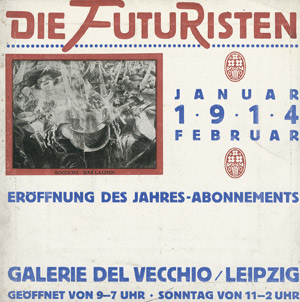 Lot 3143, Auction  111, Galerie Del Vecchio, Die Futuristen - Ausstellungsbegleitheft