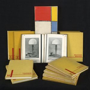 Lot 3489, Auction  111, Bauhausbücher, Alle Bände der Reihe 1-14, alle in Erster Ausgabe, Band VI in OBroschur, sonst Leinen