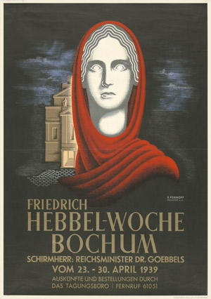 Lot 3535, Auction  111, Fornoff, E., Friedrich Hebbel-Woche Bochum 1939