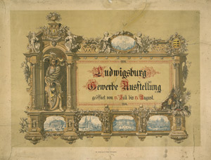 Lot 3560, Auction  111, Ludwigsburg Gewerbe-Ausstellung, Farblithographie