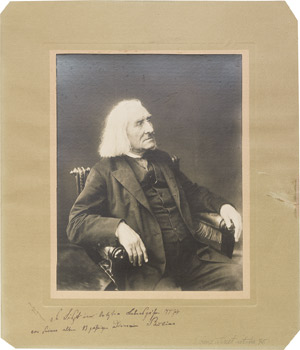 Lot 4055, Auction  111, Held, Louis, Portrait of Franz Liszt at age 75