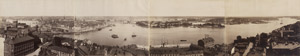 Lot 4065, Auction  111, Lindahl, Axel, Panoramic view of Stockholm
