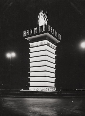Lot 4123, Auction  111, Berlin im Licht, Views of buildings illuminated for 'Berlin im Licht'