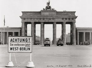 Lot 4252, Auction  111, Lehnartz, Klaus, Brandenburg Gate August 13, 1961
