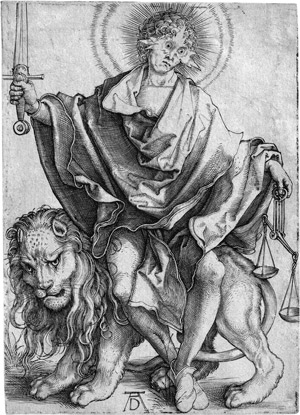 Lot 5076, Auction  111, Dürer, Albrecht, Die Sonne der Gerechtigkeit