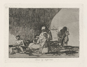 Lot 5268, Auction  111, Goya, Francisco de, Sanos y enfermos