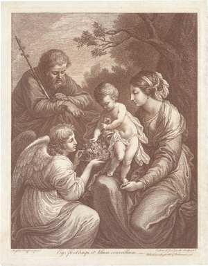 Lot 5287, Auction  111, Kauffmann, Angelika - nach, Die Hl. Familie mit einem Engel