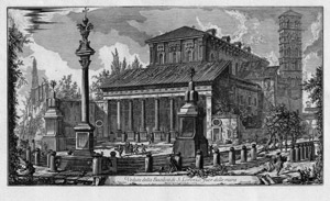 Lot 5298, Auction  111, Piranesi, Giovanni Battista, Veduta della Basilica di S. Lorenzo fuori delle mura