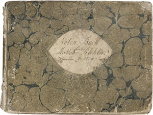 Lot 5320, Auction  111, Papierantiquitäten, Deutsches Blanko-Album