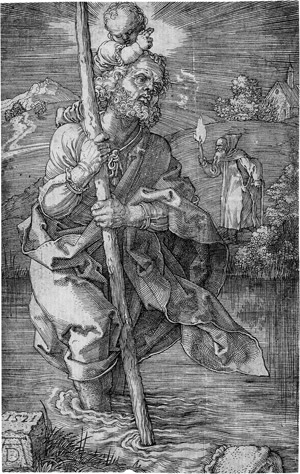 Lot 5444, Auction  111, Dürer, Albrecht, Der hl. Christopherus