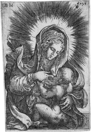 Lot 5457, Auction  111, Ghisi, Giovanni Battista, Die Madonna, das Kind stillend