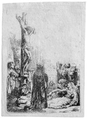 Lot 5526, Auction  111, Rembrandt Harmensz. van Rijn, Christus am Kreuze (kleine Platte)