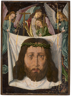 Lot 6001, Auction  111, Österreichisch, um 1520. Vera Icon - Das Schweißtuch der hl. Veronika