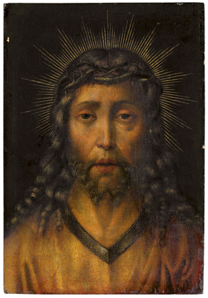 Lot 6006, Auction  111, Bouts, Albrecht oder Dieric - Nachfolge, Imago Pietatis: Christus mit der Dornenkrone im Strahlennimbus