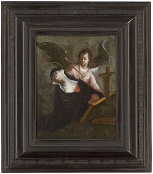 Lot 6067, Auction  111, Neapolitanisch, 18. Jh. Die Verzückung der hl. Teresa von Ávila