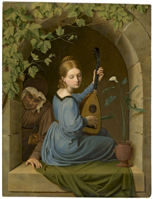 Lot 6088, Auction  111, Wittich, Heinrich - zugeschrieben, Junge Lautenspielerin am Fenster