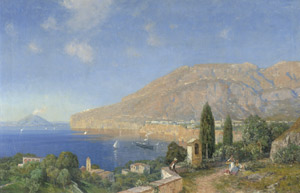 Lot 6151, Auction  111, Meinzolt, Georg Michael, An der Küste von Sorrent am Golf von Neapel