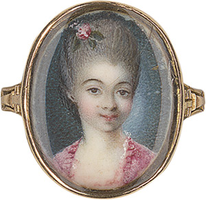 Lot 6875, Auction  111, Französisch, um 1770. Bildnisring