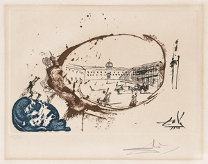 Lot 7077, Auction  111, Dalí, Salvador, Visión del Paraíso