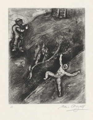 Lot 8108, Auction  111, Chagall, Marc, Das Kind und der Schumeister; Der Frosch, der dem Ochsen an Größe gleichen wollte
