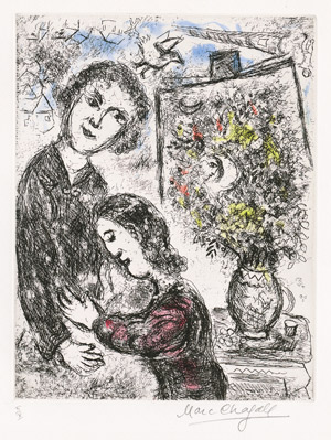 Lot 8114, Auction  111, Chagall, Marc, Tendresse aus: Songes
