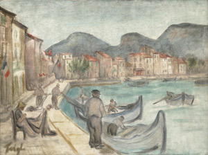 Lot 8136, Auction  111, Feigl, Friedrich, Hafen von Cassis bei Marseille