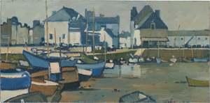 Lot 8303, Auction  111, Reichardt, Kurt, Ansicht des Hafens von Le Croisie in der Bretagne