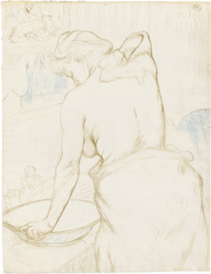 Lot 8344, Auction  111, Toulouse-Lautrec, Henri de, Femme qui se lave, aus: Elles