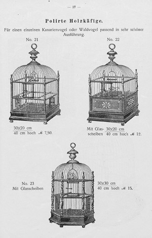 Lot 247, Auction  112, Schreiber, R. E., Vogelfutter-, Käfig- und fremdländische Vogelhandlung