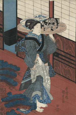 Lot 293, Auction  112, Kunisada, Utagawa, Bijin-ga. Schöne Frauen. 