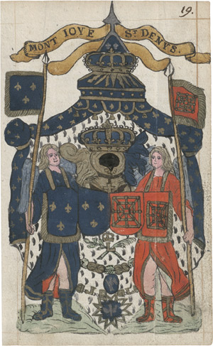 Los 313 - Wappen - einiger Kayser und Könige Handschriftliches Wappenbuch mit Wappenmalereien in kolorierten Federzeichnungen - 0 - thumb