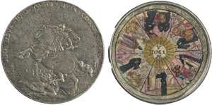 Los 612 - Augsburger Konfessionsjubiläum - Silbermedaille-Medaillon zum Jubiläum der Augsburger Konfession 1730 - 2 - thumb