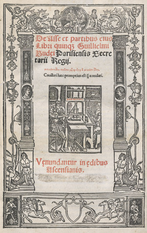 Lot 1071, Auction  112, Budaeus, Guglielmus, De asse et partibus eius libri quinque