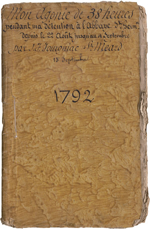 Lot 1303, Auction  112, Jourgniac Saint-Méard, François de, Mon agonie de trente-huit heures, ou recit de ce qui m'est arrivé