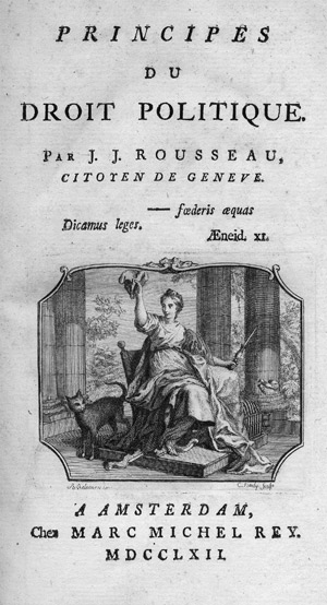 Lot 1571, Auction  112, Rousseau, Jean-Jacques, Principes du droit politique