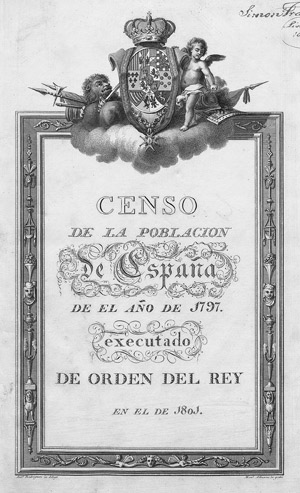 Lot 1801, Auction  112, Censo de la población de España, de el año de 1797. 