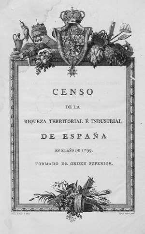 Lot 1966, Auction  112, Polo y Catalina, Juan., Censo de frutos y manufacturas de España é islas adyacentes