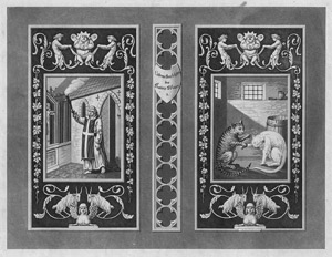 Los 2167 - Thiele, Carl Friedrich - Orig.-Umschlagillustration zu E. T. A. Hoffmanns Roman "Lebens-Ansichten des Katers Murr" - 0 - thumb