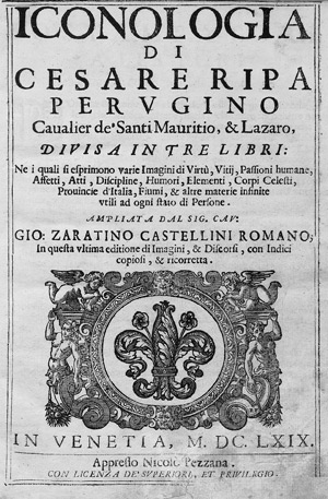 Los 2205 - Ripa, Cesare - Iconologia divis in tre libri - 0 - thumb