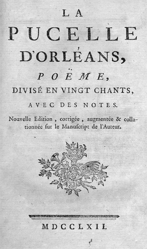 Los 2234 - Voltaire, F. M. A. de - La pucelle d'Orléans - 0 - thumb