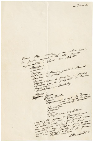 Lot 2505, Auction  112, Humboldt, Alexander von, 5 Briefe an François Forster