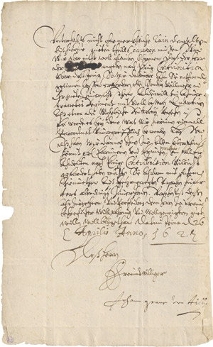 Los 2560 - Tilly, Johann Graf von - Brief Pirna 1627 - 0 - thumb