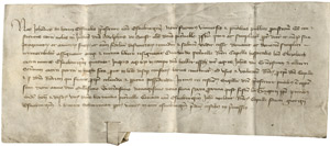 Lot 2602, Auction  112, Osnabrück, Pergament-Urkunde 1399