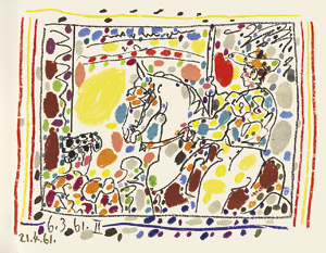 Lot 3458, Auction  112, Sabartès, Jaime und Picasso, Pablo - Illustr., A los toros avec Picasso