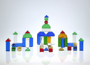 Los 3589 - Dandanah und Taut, Bruno - The Fairy Palace. Building Blocks of Solid Glass.  - 2 - thumb